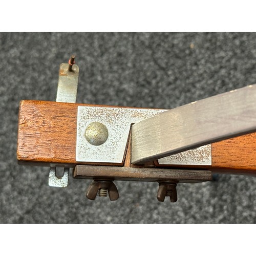 5359 - 1960's era Crossbow. Wooden stock. Alloy Prod. No makers mark. Adjustable sight. Complete with one b... 