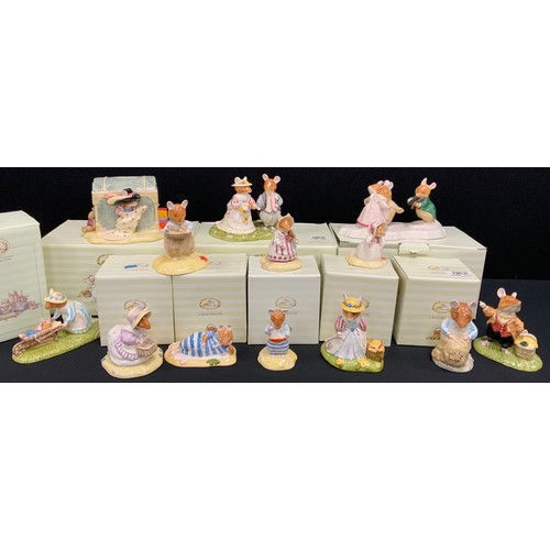 230 - Royal Doulton by Brambly Hedge Collection including; Mr and Mrs Saltapple,  The Bride and Groom, Hea... 