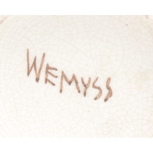 4062 - A Wemyss pottery ovoid vase, painted with apples on leafy branches, 15cm high, painted mark in brown