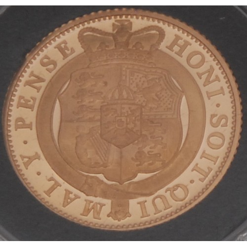 3016 - Gold Proof Coins - The East India Company London, 22ct gold King George III five coin set, comprisin... 