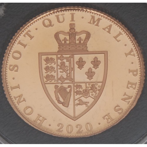 3016 - Gold Proof Coins - The East India Company London, 22ct gold King George III five coin set, comprisin... 