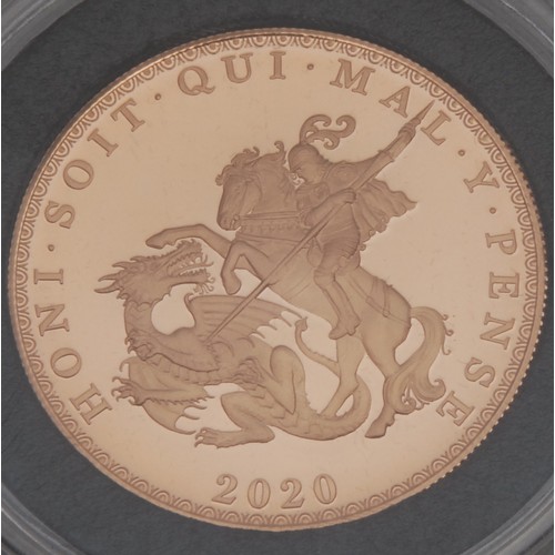 3016 - Gold Proof Coins - The East India Company London, 22ct gold King George III five coin set, comprisin... 