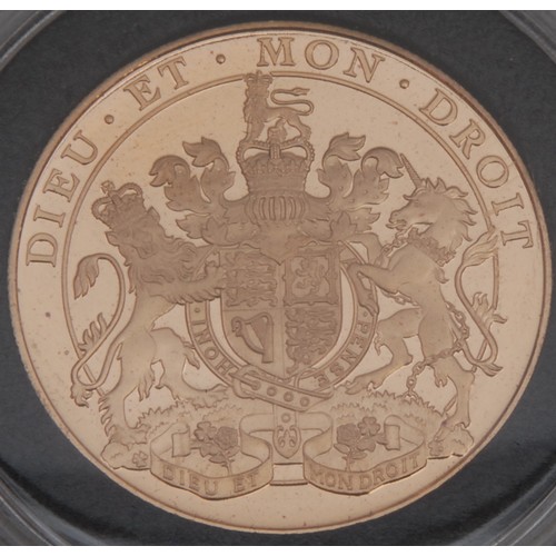 3017 - Gold proof coins - The East India Company London, 22ct gold five coin set, comprising a five soverei... 
