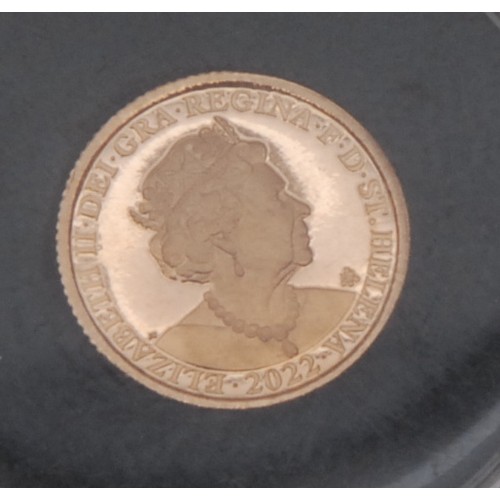 3017 - Gold proof coins - The East India Company London, 22ct gold five coin set, comprising a five soverei... 