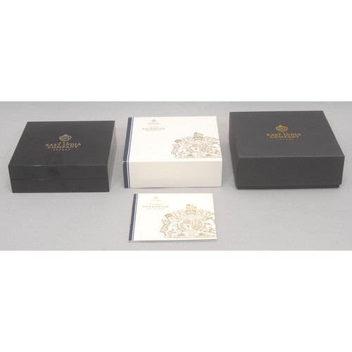 3017 - Gold proof coins - The East India Company London, 22ct gold five coin set, comprising a five soverei... 