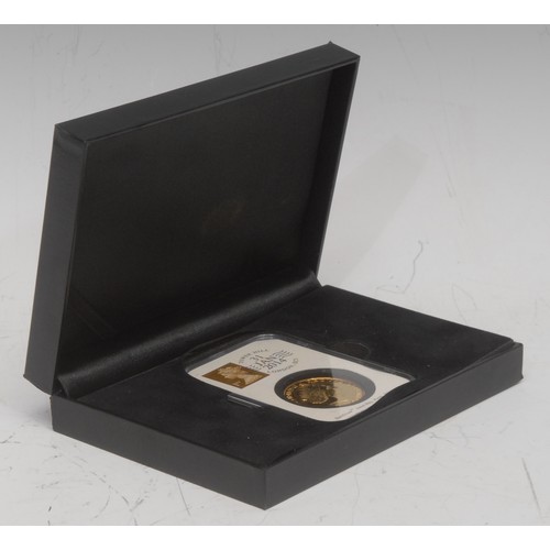 3024 - Gold proof coins - 24ct gold UK Year of the Horse 1oz 100 pound coin, 31.21g, 2014, lined case and c... 