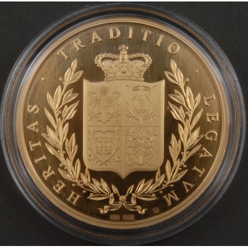3025 - Gold proof coins - Westminster, 9ct gold The Coronation Jubilee 1oz coin, 28.35g, limited edition 2/... 