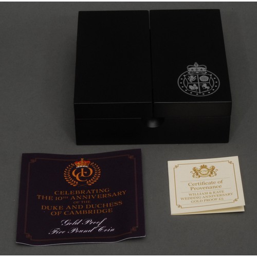 3026 - Gold proof coins - Tower Mint Ltd, 24ct gold Celebrating the 10th Anniversary of the Duke and Duches... 