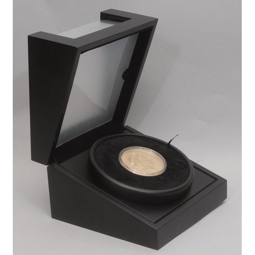 3039 - Gold proof coins - 22ct gold The RBL Remembrance ten pound 5oz coin, 155.53g, limited edition 2/10, ... 