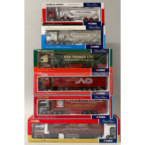 3051 - Corgi Toys - CC13404 Man TGA Curtainside, Moffett Mounty Norman Emerson & son Ltd, 1/50 scale, boxed... 