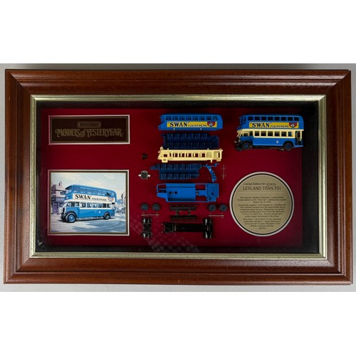 3021 - Matchbox - Models of Yesteryear, Leyland Titan TDI 'Swan Fountpens', limited edition No 02039, frame... 