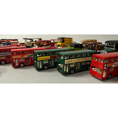 3014 - Matchbox - A large quantity of unboxed models comprising Leyland Titan, London Bus, No65 Airport Coa... 
