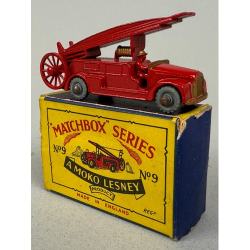 3031 - Matchbox Moko Lesney - eight vehicle comprising No.2 Muir Hill Site Dumper, No.6 Euclid Dump Truck, ... 