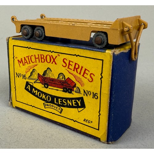 3031 - Matchbox Moko Lesney - eight vehicle comprising No.2 Muir Hill Site Dumper, No.6 Euclid Dump Truck, ... 