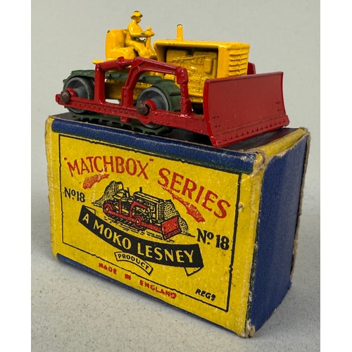 3031 - Matchbox Moko Lesney - eight vehicle comprising No.2 Muir Hill Site Dumper, No.6 Euclid Dump Truck, ... 