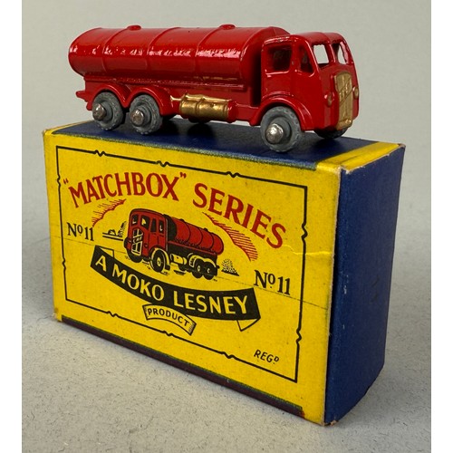 Camion à benne basculante vintage 1961 Lesney n° 2 Muir Hill vert rouge