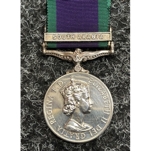 5062 - ERII General Service Medal with South Arabia Clasp to 
