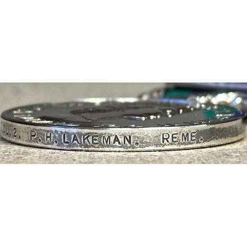 5062 - ERII General Service Medal with South Arabia Clasp to 