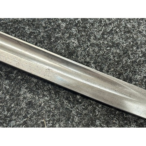 5076 - British 1899 Pattern Cavalry Sword with single edged fullered blade 850mm in length marked 