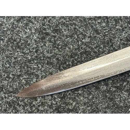 5076 - British 1899 Pattern Cavalry Sword with single edged fullered blade 850mm in length marked 