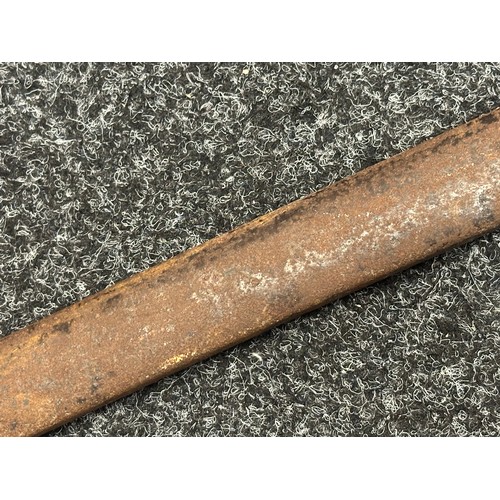 5076 - British 1899 Pattern Cavalry Sword with single edged fullered blade 850mm in length marked 