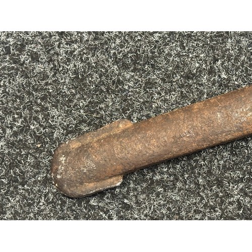 5076 - British 1899 Pattern Cavalry Sword with single edged fullered blade 850mm in length marked 