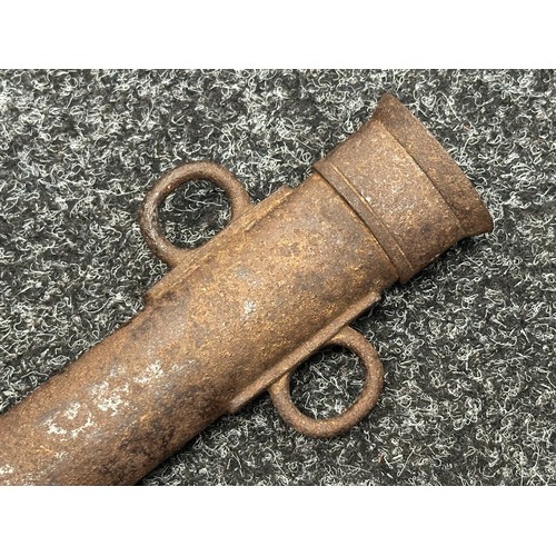 5076 - British 1899 Pattern Cavalry Sword with single edged fullered blade 850mm in length marked 