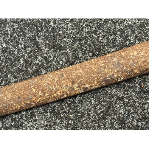 5076 - British 1899 Pattern Cavalry Sword with single edged fullered blade 850mm in length marked 