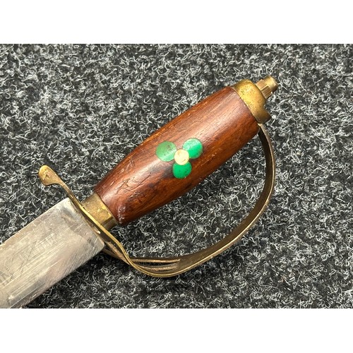 5076 - British 1899 Pattern Cavalry Sword with single edged fullered blade 850mm in length marked 