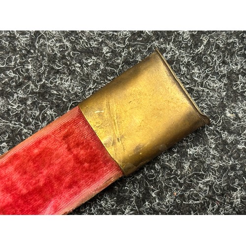 5076 - British 1899 Pattern Cavalry Sword with single edged fullered blade 850mm in length marked 