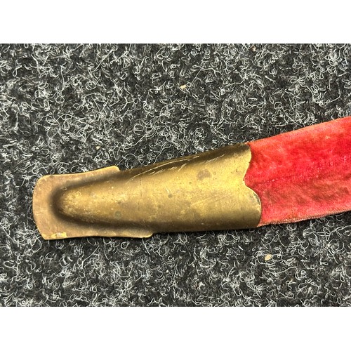 5076 - British 1899 Pattern Cavalry Sword with single edged fullered blade 850mm in length marked 