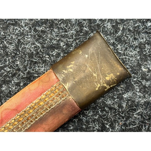 5076 - British 1899 Pattern Cavalry Sword with single edged fullered blade 850mm in length marked 