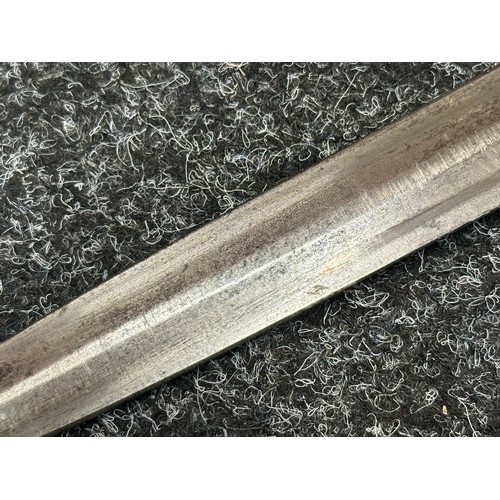 5084 - Boer War Lee Metford Bayonet with double edged blade 300mm in length, maker marked 