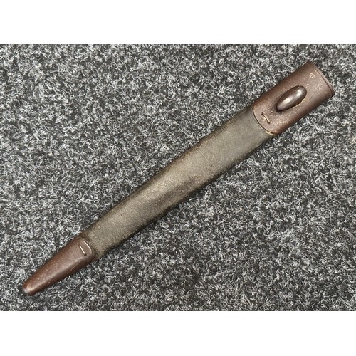 5084 - Boer War Lee Metford Bayonet with double edged blade 300mm in length, maker marked 
