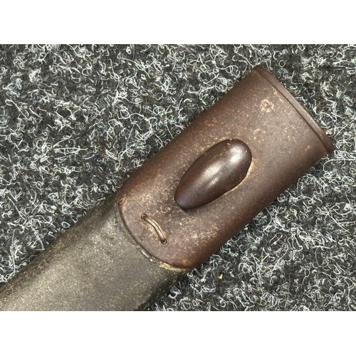 5084 - Boer War Lee Metford Bayonet with double edged blade 300mm in length, maker marked 