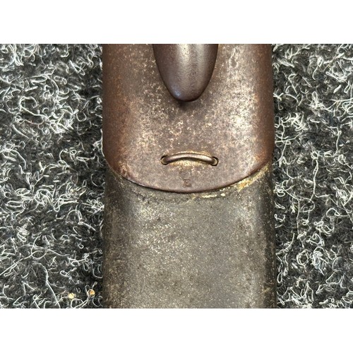 5084 - Boer War Lee Metford Bayonet with double edged blade 300mm in length, maker marked 