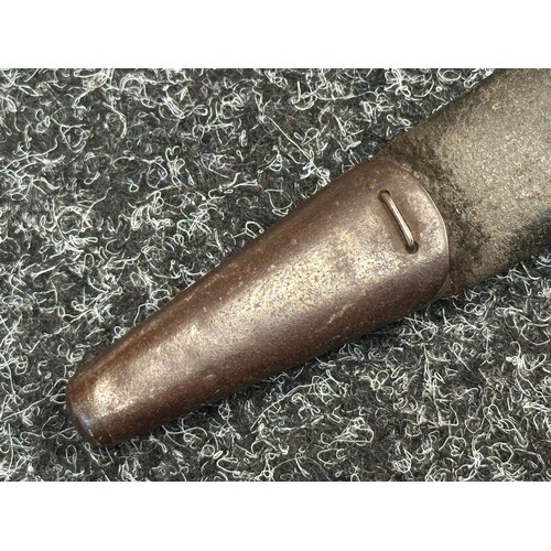 5084 - Boer War Lee Metford Bayonet with double edged blade 300mm in length, maker marked 