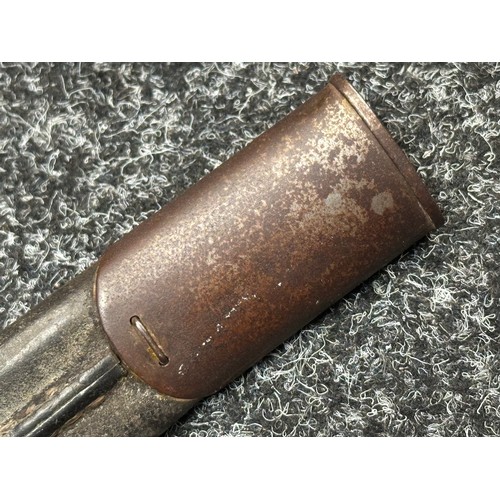 5084 - Boer War Lee Metford Bayonet with double edged blade 300mm in length, maker marked 