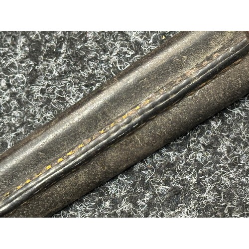 5084 - Boer War Lee Metford Bayonet with double edged blade 300mm in length, maker marked 