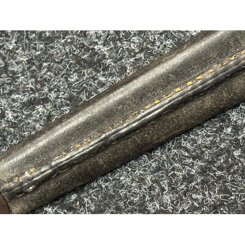 5084 - Boer War Lee Metford Bayonet with double edged blade 300mm in length, maker marked 