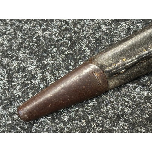 5084 - Boer War Lee Metford Bayonet with double edged blade 300mm in length, maker marked 