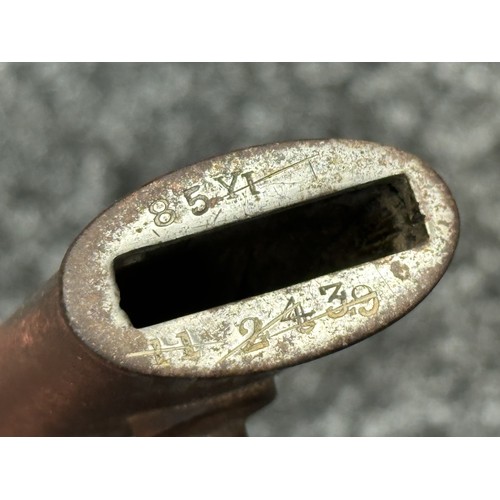 5084 - Boer War Lee Metford Bayonet with double edged blade 300mm in length, maker marked 