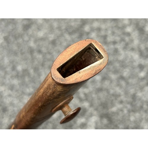 5088 - British P1860 Martini Henry Yataghan sword bayonet with curved fullered blade 577mm in length. Germa... 