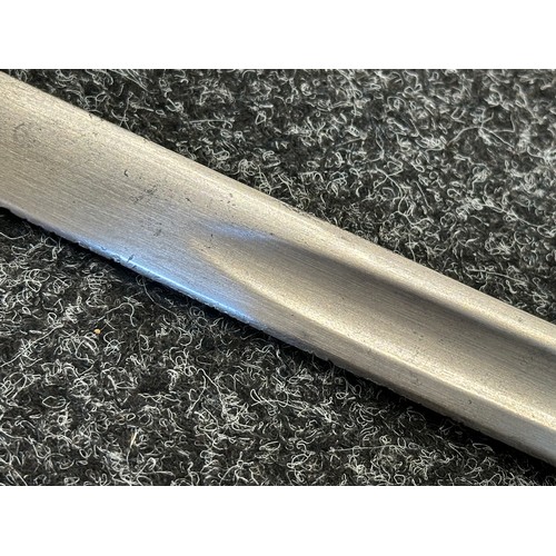 5098 - US Officers Sword with curved fullered blade with etched decoration to both sides including 