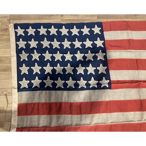 Rare 1889 US 40 Star Flag. The 40 star American flag is exceedingly ...