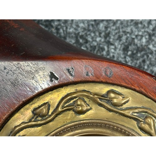 5108 - WW1 British Royal Flying Corps Trench Art Propellor Boss Clock made from an AVRO Propeller for the 8... 