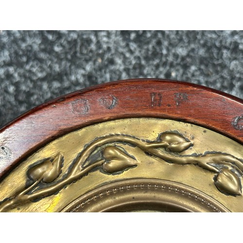 5108 - WW1 British Royal Flying Corps Trench Art Propellor Boss Clock made from an AVRO Propeller for the 8... 