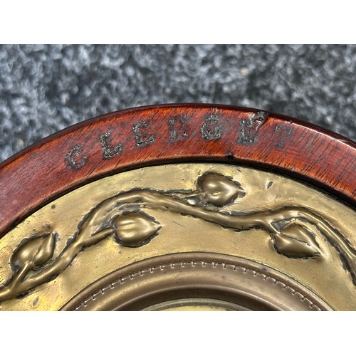 5108 - WW1 British Royal Flying Corps Trench Art Propellor Boss Clock made from an AVRO Propeller for the 8... 