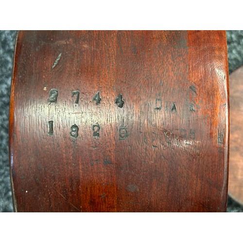 5108 - WW1 British Royal Flying Corps Trench Art Propellor Boss Clock made from an AVRO Propeller for the 8... 