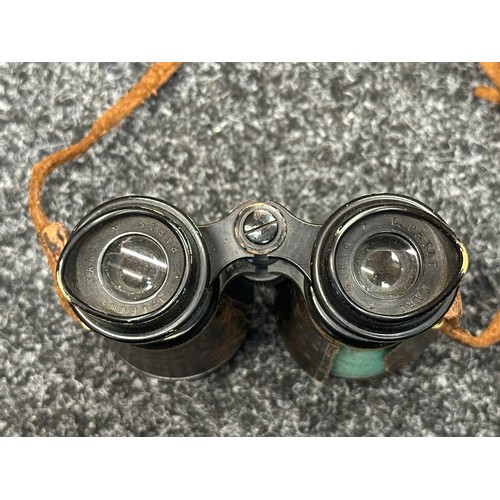 5109 - WW1 British French Made Binoculars marked 